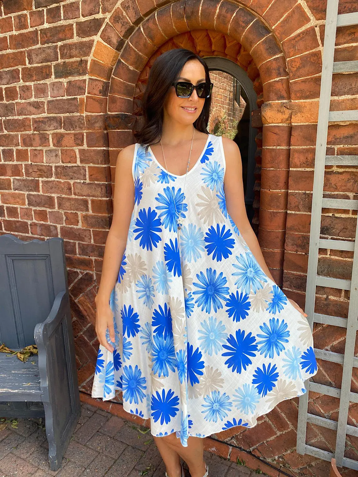 Sleeveless Daisy Dress Jill