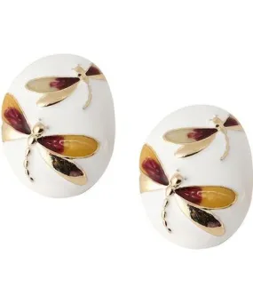 Sohi Women's The Dragonfly Stud Earrings