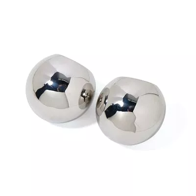 Stainless Steel Ball Earrings