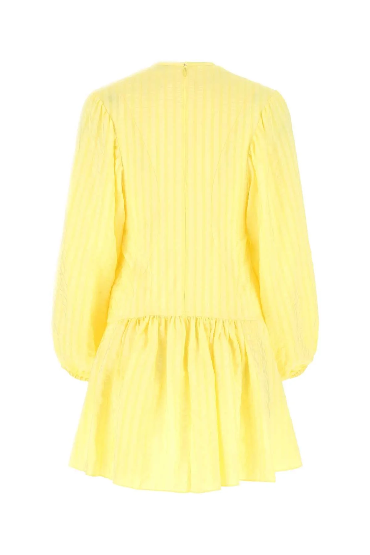 Stella McCartney Mesh-Panelled Balloon Sleeved Mini Dress