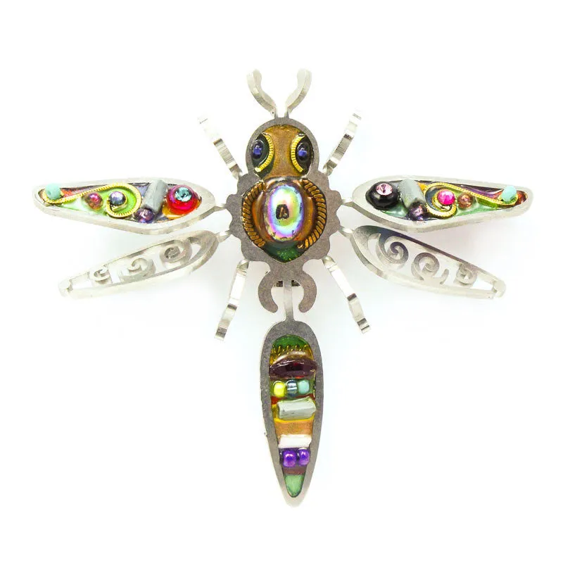 Sunburst Dragonfly Pin