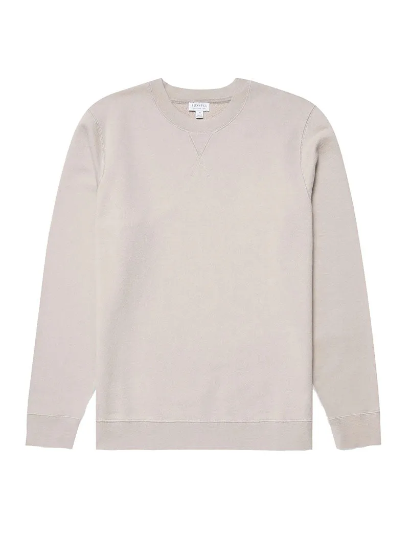 Sunspel Womens Sweatshirt Light Sand