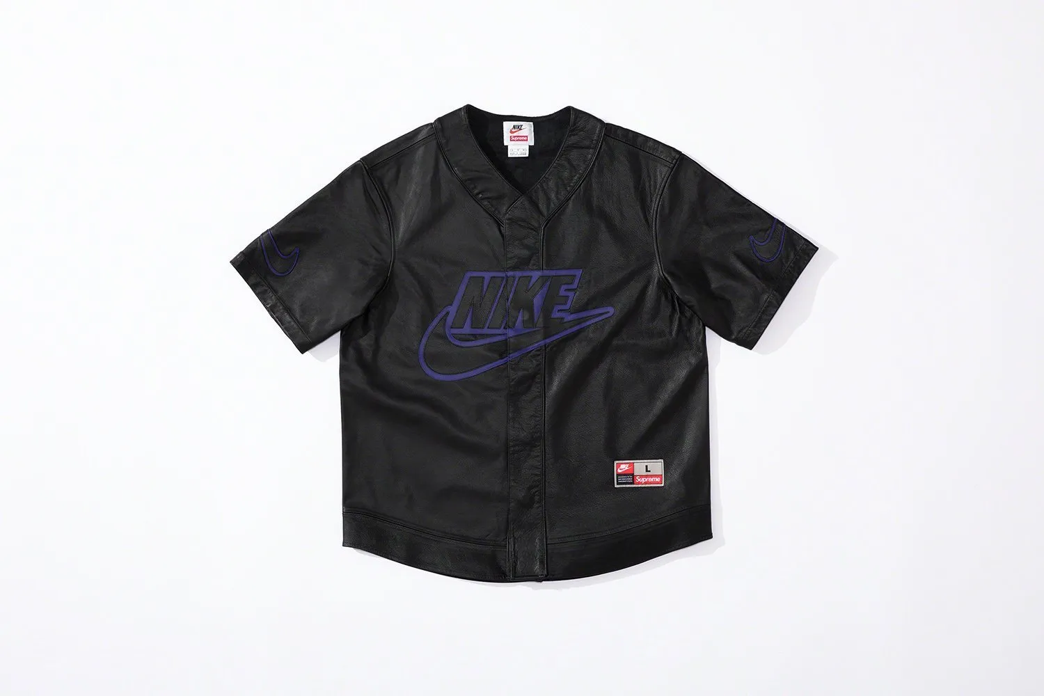 Supreme  |Unisex Street Style Collaboration Leather Shirts