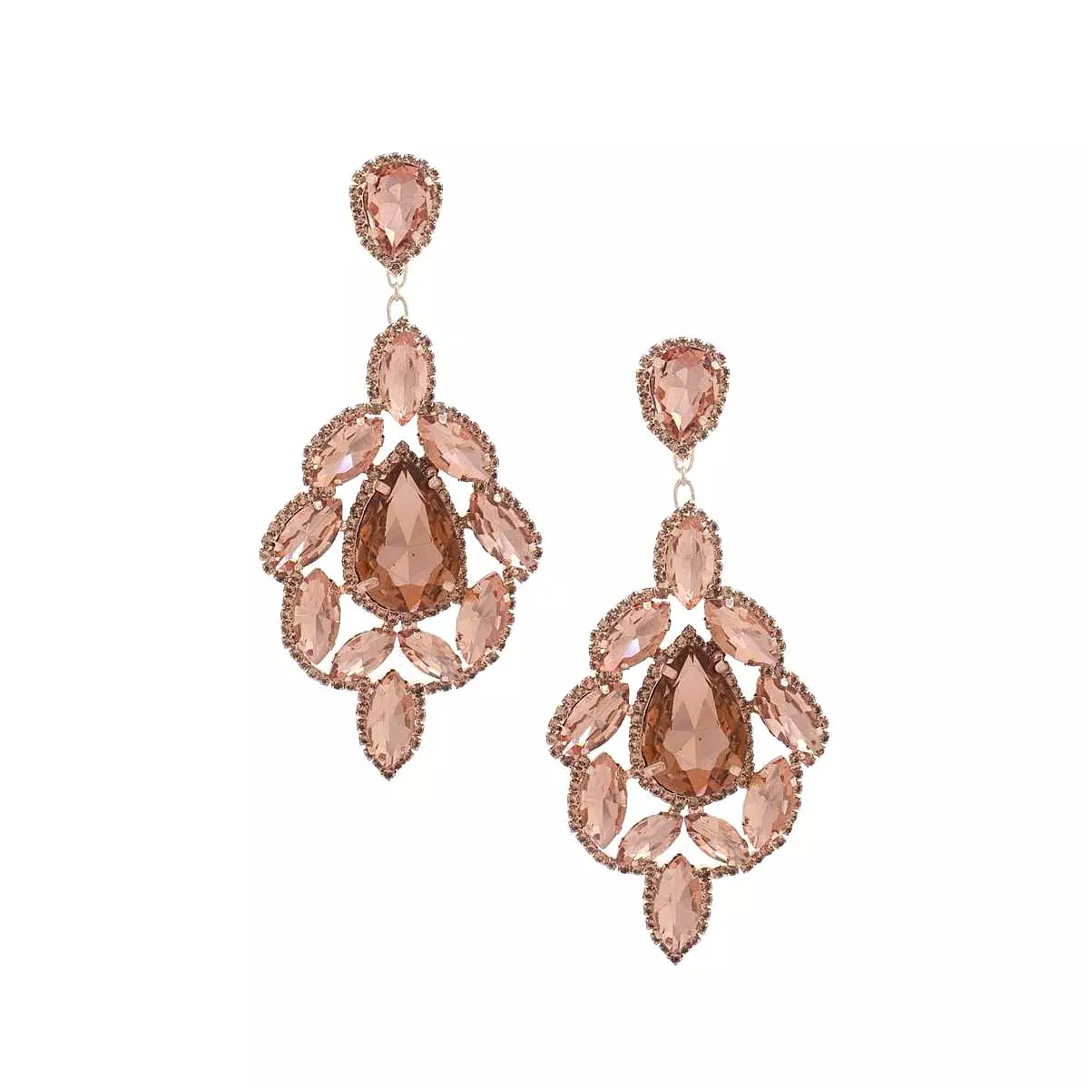 Teardrop Rhinestone Dangle Earring