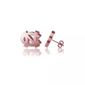 University of North Carolina Post Earrings - Rose Gold Plated