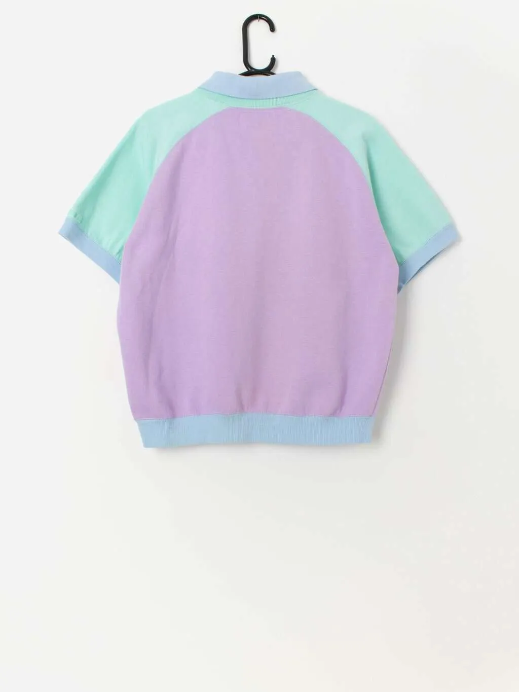 Vintage pastel short sleeve sweatshirt by Dash – Large